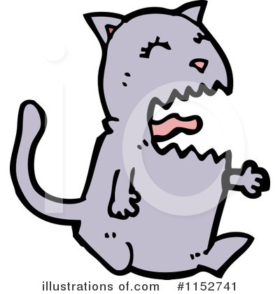 Royalty-Free (RF) Cat Clipart Illustration by lineartestpilot - Stock Sample #1152741