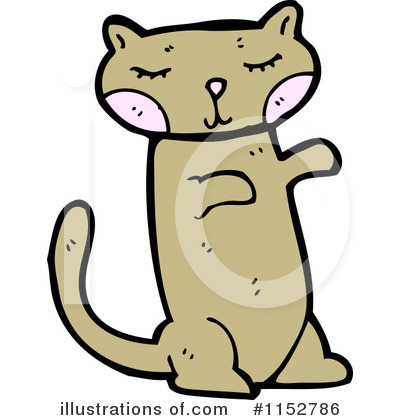 Royalty-Free (RF) Cat Clipart Illustration by lineartestpilot - Stock Sample #1152786