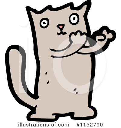 Royalty-Free (RF) Cat Clipart Illustration by lineartestpilot - Stock Sample #1152790