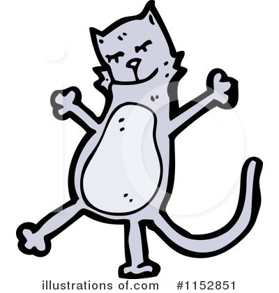Royalty-Free (RF) Cat Clipart Illustration by lineartestpilot - Stock Sample #1152851