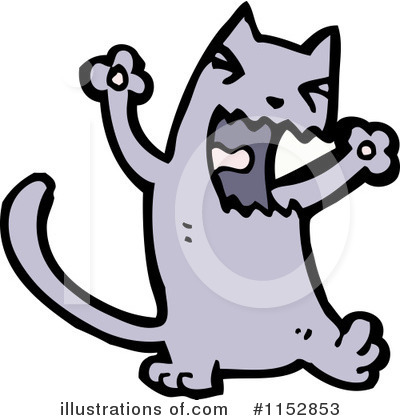 Royalty-Free (RF) Cat Clipart Illustration by lineartestpilot - Stock Sample #1152853