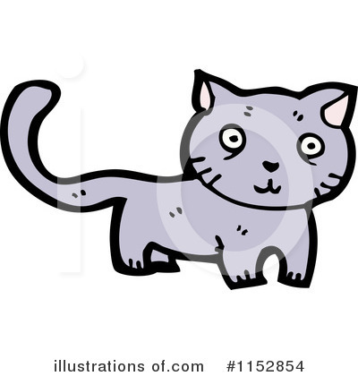 Royalty-Free (RF) Cat Clipart Illustration by lineartestpilot - Stock Sample #1152854