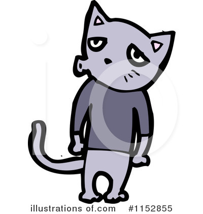 Royalty-Free (RF) Cat Clipart Illustration by lineartestpilot - Stock Sample #1152855
