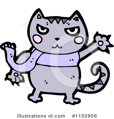 Royalty-Free (RF) Cat Clipart Illustration by lineartestpilot - Stock Sample #1152856