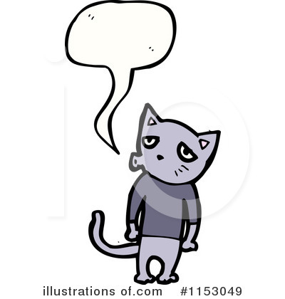 Royalty-Free (RF) Cat Clipart Illustration by lineartestpilot - Stock Sample #1153049