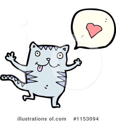 Royalty-Free (RF) Cat Clipart Illustration by lineartestpilot - Stock Sample #1153094