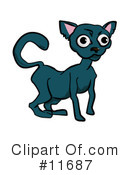 Cat Clipart #11687 by AtStockIllustration