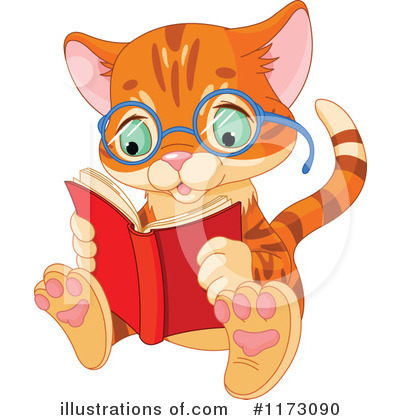 Royalty-Free (RF) Cat Clipart Illustration by Pushkin - Stock Sample #1173090