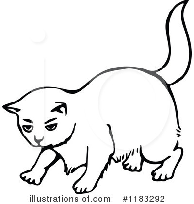 Royalty-Free (RF) Cat Clipart Illustration by Prawny - Stock Sample #1183292