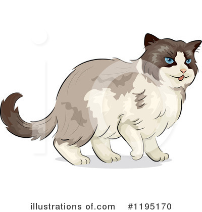 Royalty-Free (RF) Cat Clipart Illustration by BNP Design Studio - Stock Sample #1195170