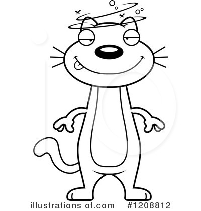 Royalty-Free (RF) Cat Clipart Illustration by Cory Thoman - Stock Sample #1208812