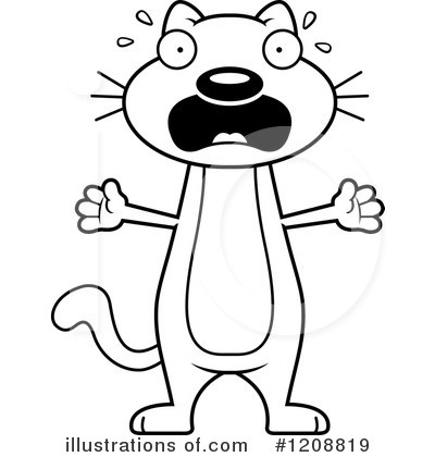 Royalty-Free (RF) Cat Clipart Illustration by Cory Thoman - Stock Sample #1208819