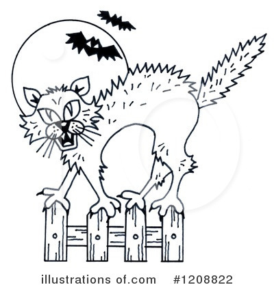 Royalty-Free (RF) Cat Clipart Illustration by LoopyLand - Stock Sample #1208822