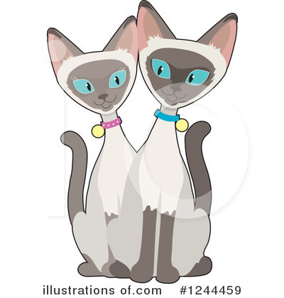 Royalty-Free (RF) Cat Clipart Illustration by Maria Bell - Stock Sample #1244459