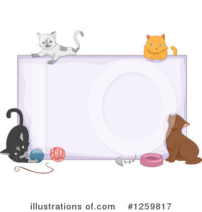 Royalty-Free (RF) Cat Clipart Illustration by BNP Design Studio - Stock Sample #1259817