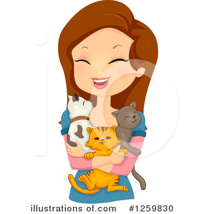 Royalty-Free (RF) Cat Clipart Illustration by BNP Design Studio - Stock Sample #1259830