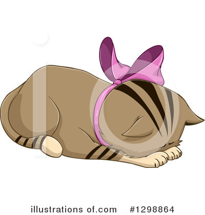 Tabby Cat Clipart #1298864 by Liron Peer