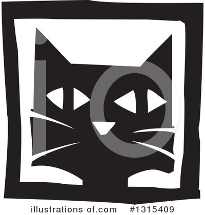 Royalty-Free (RF) Cat Clipart Illustration by xunantunich - Stock Sample #1315409