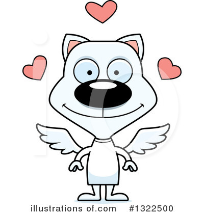 Cupid Cat Clipart #1322500 by Cory Thoman