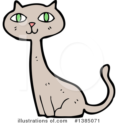 Royalty-Free (RF) Cat Clipart Illustration by lineartestpilot - Stock Sample #1385071
