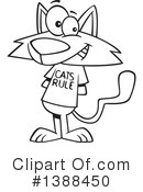 Cat Clipart #1388450 by toonaday