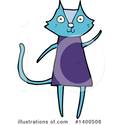 Royalty-Free (RF) Cat Clipart Illustration by lineartestpilot - Stock Sample #1400508