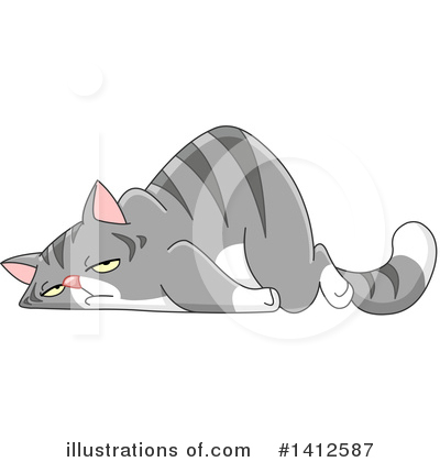Royalty-Free (RF) Cat Clipart Illustration by yayayoyo - Stock Sample #1412587