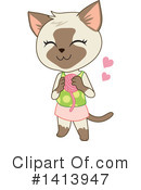 Cat Clipart #1413947 by Rosie Piter