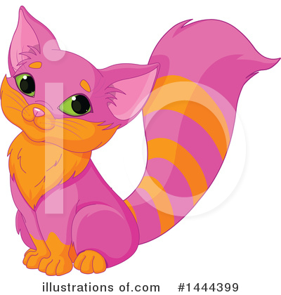 Pink Cat Clipart #1444399 by Pushkin
