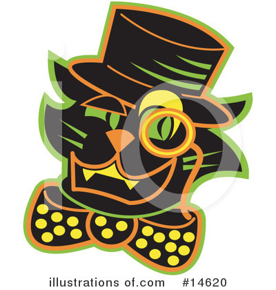 Royalty-Free (RF) Cat Clipart Illustration by Andy Nortnik - Stock Sample #14620
