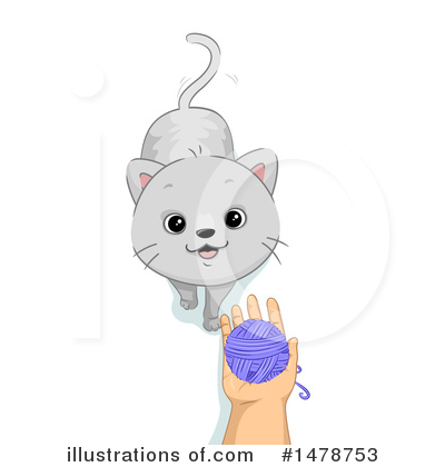 Royalty-Free (RF) Cat Clipart Illustration by BNP Design Studio - Stock Sample #1478753