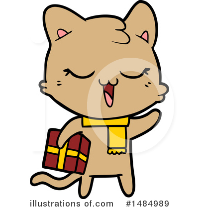 Royalty-Free (RF) Cat Clipart Illustration by lineartestpilot - Stock Sample #1484989