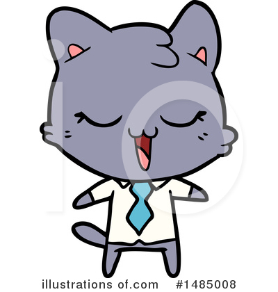 Royalty-Free (RF) Cat Clipart Illustration by lineartestpilot - Stock Sample #1485008