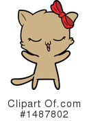 Cat Clipart #1487802 by lineartestpilot