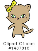 Cat Clipart #1487816 by lineartestpilot