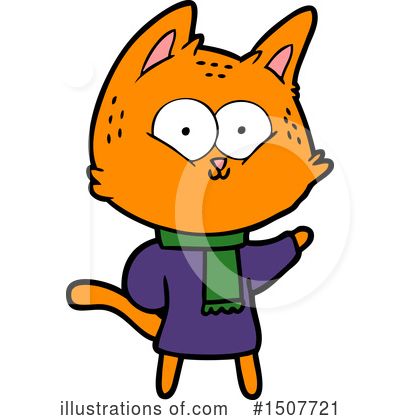 Royalty-Free (RF) Cat Clipart Illustration by lineartestpilot - Stock Sample #1507721