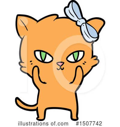 Royalty-Free (RF) Cat Clipart Illustration by lineartestpilot - Stock Sample #1507742