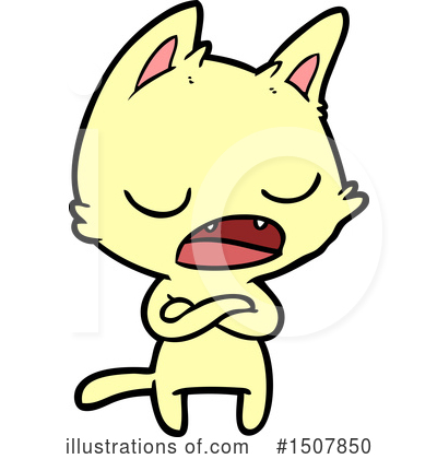 Royalty-Free (RF) Cat Clipart Illustration by lineartestpilot - Stock Sample #1507850