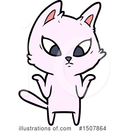 Pink Cat Clipart #1507864 by lineartestpilot