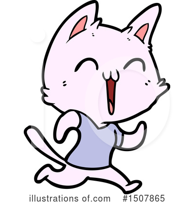 Pink Cat Clipart #1507865 by lineartestpilot