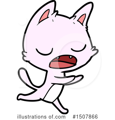 Pink Cat Clipart #1507866 by lineartestpilot