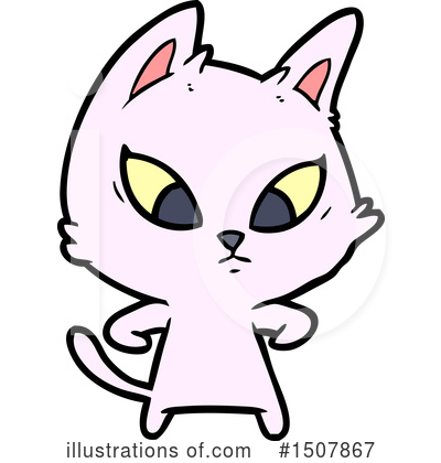 Pink Cat Clipart #1507867 by lineartestpilot