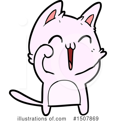 Pink Cat Clipart #1507869 by lineartestpilot