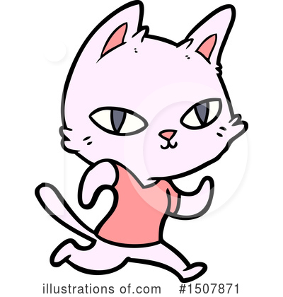Pink Cat Clipart #1507871 by lineartestpilot