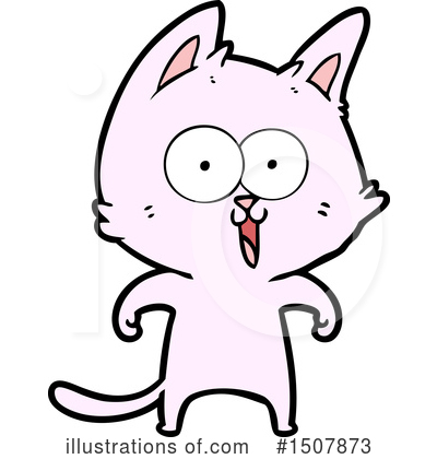 Pink Cat Clipart #1507873 by lineartestpilot
