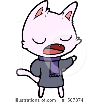 Pink Cat Clipart #1507874 by lineartestpilot