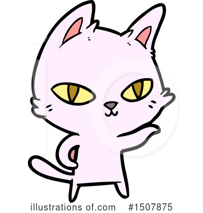 Pink Cat Clipart #1507875 by lineartestpilot