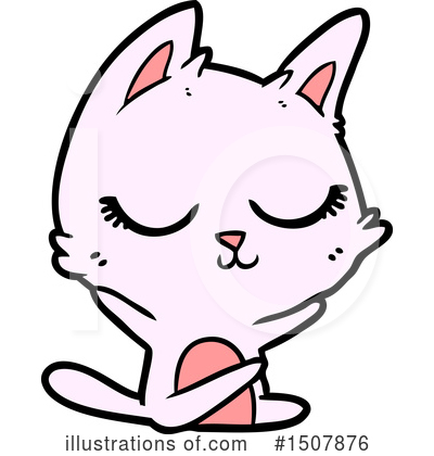 Pink Cat Clipart #1507876 by lineartestpilot