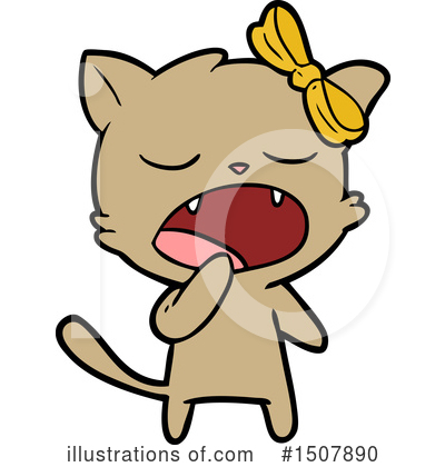 Royalty-Free (RF) Cat Clipart Illustration by lineartestpilot - Stock Sample #1507890