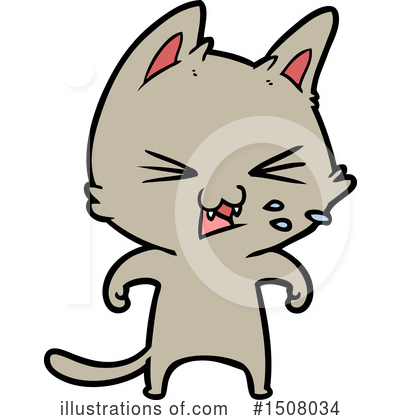 Royalty-Free (RF) Cat Clipart Illustration by lineartestpilot - Stock Sample #1508034